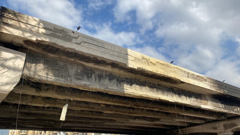 Ahmed Fakhry Bridge — Concrete Cutting — Specialized Contracting